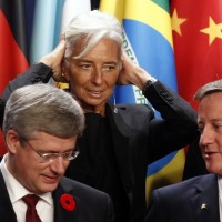 Christine+Lagarde+Steven Harper+David Cameron+High Anxiety+I surrender+G20+Cannes